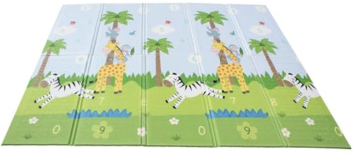 Fantasy Fields Safari Tier- Und Garten Kinder Baby Krabbelmatte 1.97m x 1.54m PS-PM001