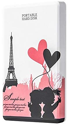 Hard disk esterno da 2 TB, 1 TB, 750 GB, 320 GB, USB 3.0, portatile, adatto per PC desktop, MacBook, laptop, Ps4, Xbox, Smart TV (160 GB, Paris Story)