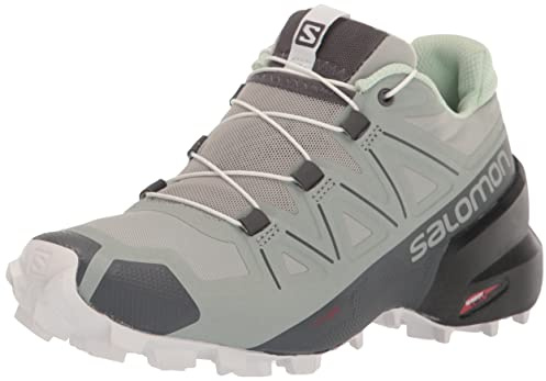 Salomon Speedcross 5 Damen Trail Running Schuhe, Grip, Stabilität, Passform, Wrought Iron, 39 1/3
