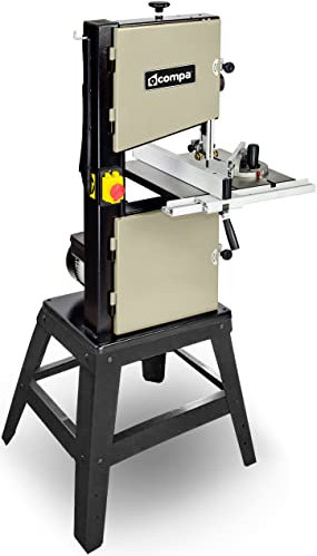 SEGA A NASTRO PER LEGNO CON PIANO DI LAVORO IN GHISA COMPA BS250G