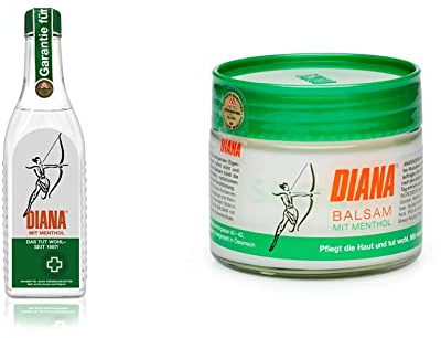 Diana Franzbranntwein 250ml &, Sport Balsam Tiegel, Weiß, 125 ml (1er Pack)