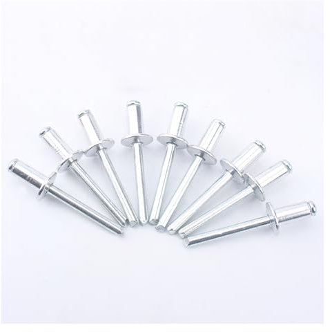 250 Stück M6,4 Aluminium Hohlnieten Blindnieten (Size : 6.4X15mm 250pcs)