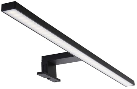 SOTECH LED Aufbauleuchte SKY 8W schwarz 600 mm neutralweiß 4000K 230V | Spiegelleuchte Schrankleuchte