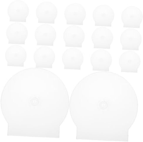Zerodeko Custodia Per Cd Singolo Trasparente in Plastica Resistente, Porta Cd e Dvd Antipolvere, Set Da 50 Pezzi Per Organizzazione e Protezione Dischi Da Viaggio