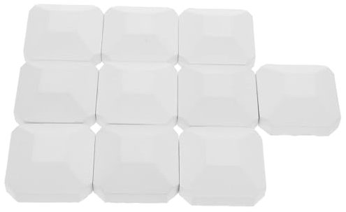 Cabilock 10piezas Briquetas De Cordierita Repuesto Para Parrillas De Gas Altas Temperaturas Fácil Limpieza