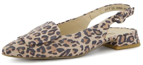 Paul Green Peeptoes & Slingpumps 6090-077, råläder, beige, damer, Beige, 38.5 EU