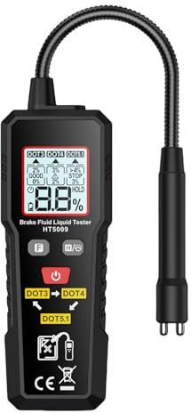 Tester Liquido Freno Con Olio Indicatore LED Analizzatori Di Umidità Per Rilevamento Accurato Umidità E Migliora La Manutenzione Dei Veicoli