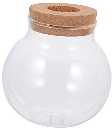 UPKOCH Terrarium Aus Glas Mit Deckel Innovatives DIY-landschaftsbehältnis Für Pflanzen-deko Und Aufbewahrung Transparent Vielseitig Einsetzbar Als Tischornament Für Innen