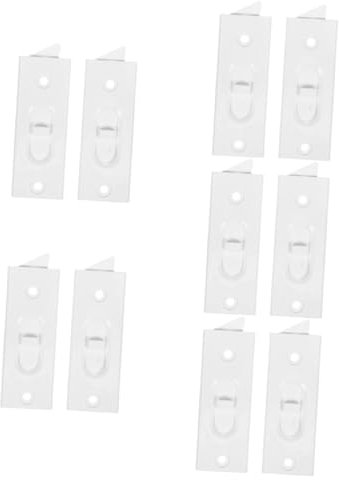 Lurrose 5 Pair Plastic Tilt Latch Window Replacement Window Tilt Latch Pairs Spring for Smooth up and Down Movement