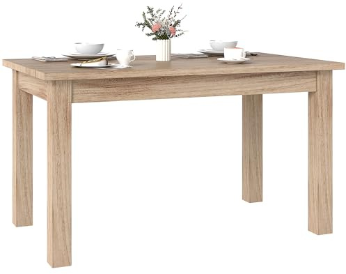 HOMCOM Mesa de Comedor para 6 Personas Salón Cocina 140x80x78 cm Natural