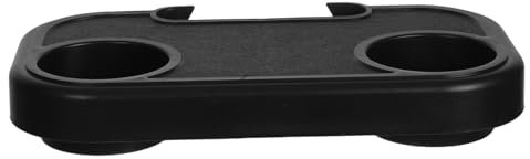 VILLFUL Portavasos para Sillas Plegables De Playa y Camping, Soporte Plegable Negro Compacto, Resistente y Portátil, Adecuado para Picnic y Exteriores, Accesorio Práctico para Bebidas