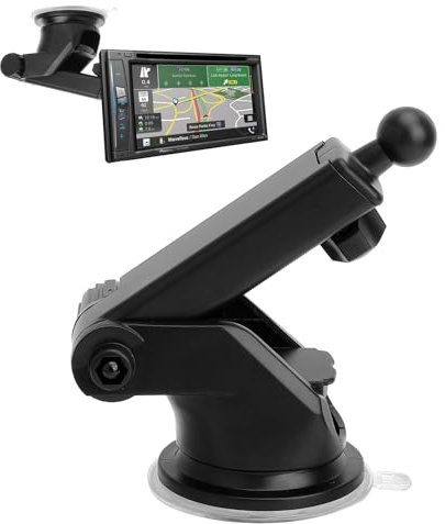 Bilsatellitnavigatorfäste, Universal 17,2 mm ersättnings sfärisk snodd, utdragbar för biltelefonhållare, GPS Carplay, instrumentbräda, instrumentbräda, vindruta