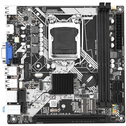 Scheda madre del gioco Kit Scheda Madre Fit For H61 LGA 1155 Con Processore I3 3250, 2 * 8GB=16G DDR3 1600MHz, Supporto RAM Desktop, WIFI, NVME, M.2, Mini-itx, Combo