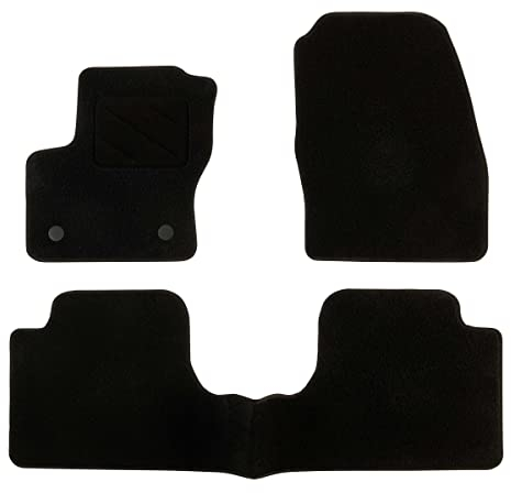 DBS - Tapis de Sol Voiture - sur Mesure - Adapté à Votre Citroen XSARA Picasso (09/2000-01/2011) Antidérapant : Clips de Fixation et Autogrip - 3 pièces : Protection du Pont arrière - Moquette