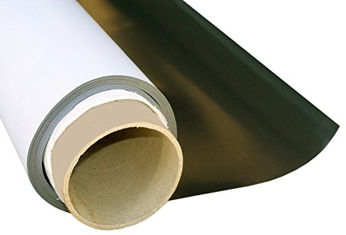 Magnetfolie weiß matt beschichtet 0,5mm x 50cm x 62cm - flexible magnetische Folie, in Digitaldruck bedruckbar, haftet auf allen metallischen Oberflächen