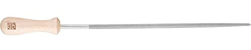 PFERD TOOLS Schlüsselfeile Rund, 100mm, runde Feile, umlaufender Kreuzhieb H2, inkl. Feilenheft, 11256102 – für leichte und filigrane Feilarbeiten