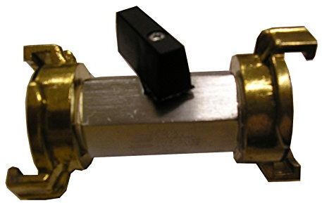 Dosierhahn, beidseitig Klauenkupplung für Geka, Schlauchkupplung, Wasser, W142
