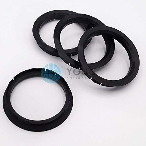 4 x ZENTRIERRINGE DISTANZRING für ALUFELGEN Z24 76,0-66,6 mm Alutec Anzio Rial