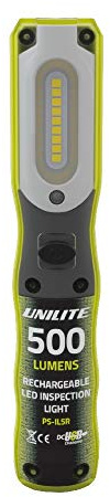 Unilite PS-IL5R USB Rechargeable High Power Samsung LED Inspection Torch | 500 Lumen | DC USB Charging Cable Included | 3 to 7 Hours Run Time