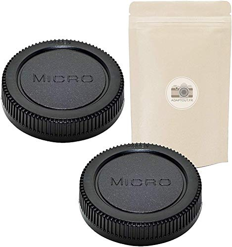 2x M4/3 BACK Lens Plug for 4/3 Micro Mount Lens - Adaptout French Brand