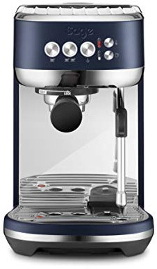 Sage the Bambino Plus Espresso Machine, Coffee Machine with Milk Frother, SES500DBL - Damson Blue