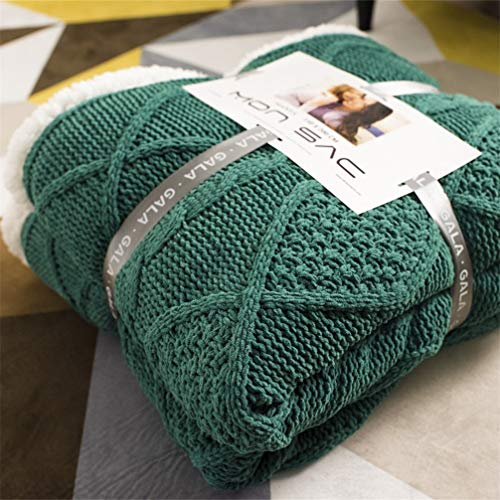 Decke Gestrickte Decke Kuschelig, Handgemachte Strickdecke Decke Decke Decke Tagesdecke Abdeckung Decke für Bett & Sofa, Couch, Bank, Stuhl, Chubby Warm Das neue