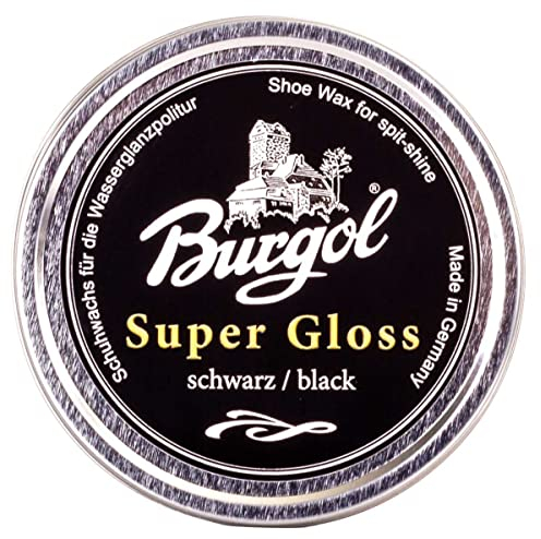 Burgol Super GLOSS Spiegel Glanz 75 ml Blechdose: Farbe: Schwarz