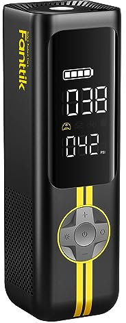 Fanttik X8 APEX EV Tire Inflator Portable Air Pump, 2X Faster Inflation, 150PSI Cordless Air Compressor with Powerful Battery, Fits Electric Cars, Cars, Motorcycles, Bikes, Balls