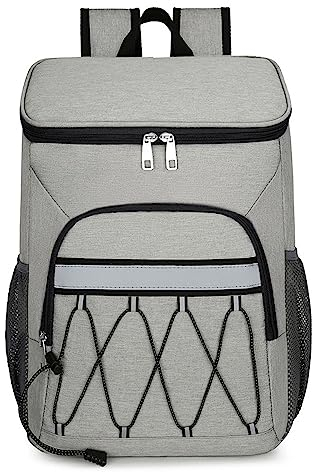 Lixada Kühlrucksack, Oxford-Tuch Thermotasche, Auslaufsicher, Isolierter Kühltasche Rucksack für Damen und Herren für Strand, Camping, Picknick, Angeln, Wandern
