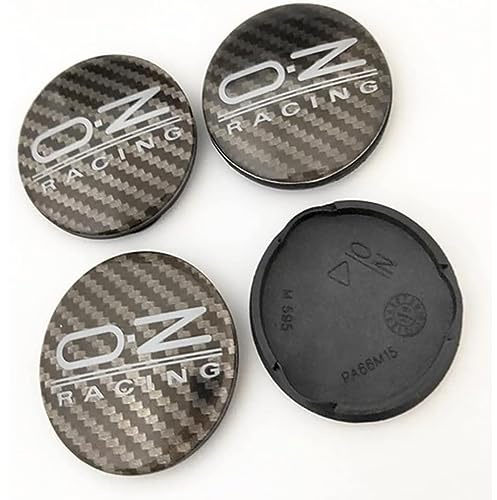 Zikger 4 x Tapas del buje para llanta para OZ Racing M595 O.Z 62 mm,Tapas centrales para Ruedas AntióXido Llanta Rueda Cubre Embellecedor Insignia,B