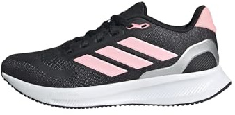 adidas Mixte Enfant Runfalcon 5 Junior Shoes, Core Black/Pink/Silver Metallic, 35.5 EU