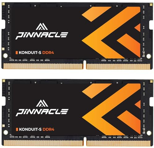 Timetec Pinnacle 32GB KIT(2x16GB) DDR4 3200MHz (or 2933MHz or 2666MHz) PC4-25600 Non-ECC Unbuffered 1.2V CL22 2Rx8 Dual Rank 260 Pin SODIMM Laptop Notebook PC Computer Memory RAM Module Upgrade