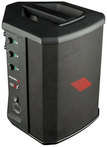 PROEL FREEONEX - Diffusore audio portatile a batteria, all-in-one, con modulo bluetooth e potenza di 200w di picco, Nero.