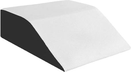 BUY ALL HERE Adult Leg Elevation Wedge Pillow, Enhance Comfort and Support During Sleep, Ideal for Post-Surgery Recovery, Alleviating Back, Hip, Neck, And Knee Pain, 60 x 50 x 15 CM (Black & White)