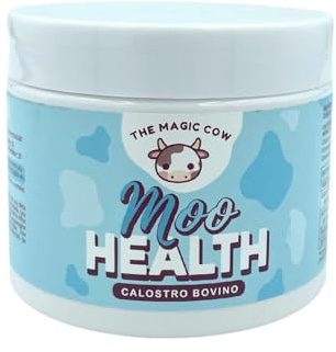 The Magic Cow - Colostro Bovino in Polvere | Integratore Difese Immunitarie Adulti | Lattoferrina Naturale + Immunoglobuline | Sistema Immunitario | 100% Naturale, Mucche al Pascolo, 30 Dosi