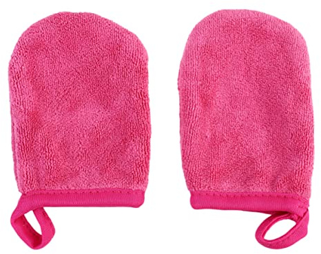minkissy 3pièces Démaquillants Pour Visage Éponge Nettoyante De Nettoyage Pour Poudre Cosmétique Disques Nettoyants Épais Rose