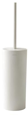 COSMIC Spazzolone WC, Collezione Start, Colore Blanco Mate, 37 x 8,3 x 9,1 cm