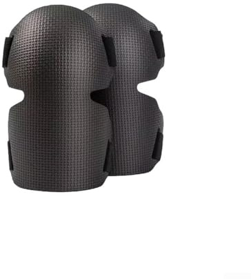 Manillefu Foam Gardening Knee Pads, Knee Pads With Elastic Neoprene Straps, Knee Pads For Gardening, Cleaning, Painting(2 pieces of black)