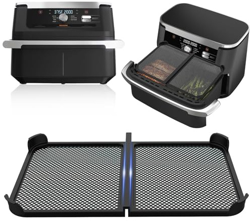 Grille Anti Projection pour Air Fryer Ninja 10, 4 L AF500EU, Protection en Silicone Réutilisable Accessoires Air Fryer pour Friteuse à Air Chaud, Protection Efficace de la Spirale Chauffante