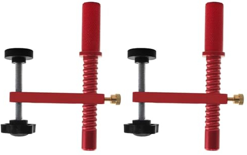 Morsetti per cani in alluminio ad azione rapida tenere premuto 19mm/20mm fori tenere premuto morsetti per la lavorazione del legno Tavolo da lavoro Accessori banco da lavoro Dog Holdfasts