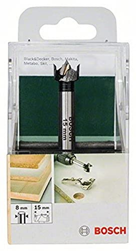 Bosch 2609255278 HM-Kunstbohrer/Forstnerbohrer, Ø 15 mm x 60/90 mm, DIN 7483 G
