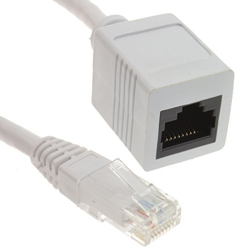 kenable Network CAT5e-CCA UTP Ethernet RJ45 Extension Male/Female Cable 1m