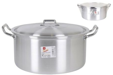 Inde - Cacerola c/asas aluminio 32cm