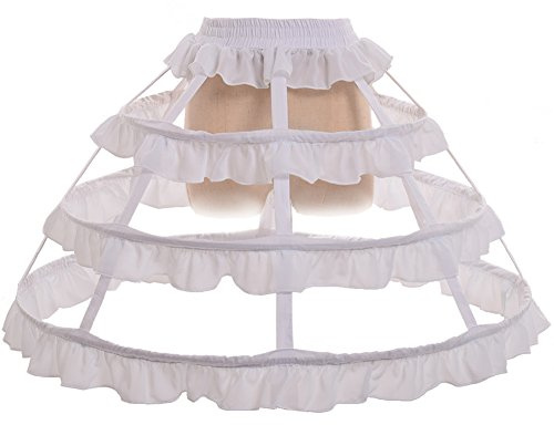 GRACEART - Jupon Blanc Taille Unique