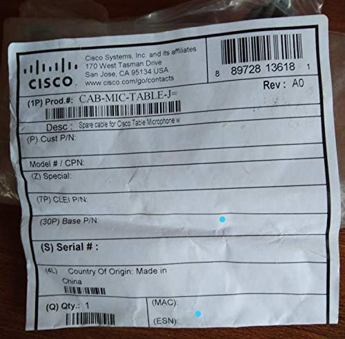 Cisco Cable Cisco Table Microphone w Jack 3.5