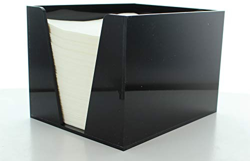 Handtuchspender für Einweg Handtücher in der Größe 30 x 40 cm | Schwarz | Spender in der Größe 17 x 21 x 15 cm | 1 Stück