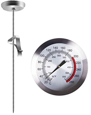 Cabilock Termómetro para freír con lectura instantánea para carne y alimentos, 23 cm