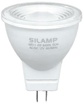Silumen Ampoule LED GU4 / MR11 4W 12V - Unité/Blanc Froid 6000K - 8000K