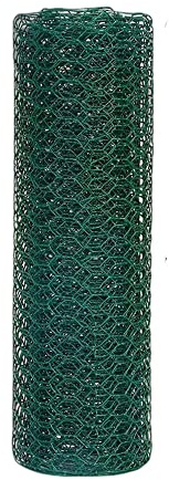 XZJMY Valla de alambre floral verde de alambre de pollo floral para manualidades, alambre hexagonal de 11.8 x 94.5 pulgadas, suministros de arreglos florales, cangrejo de bricolaje para el hogar (12 x