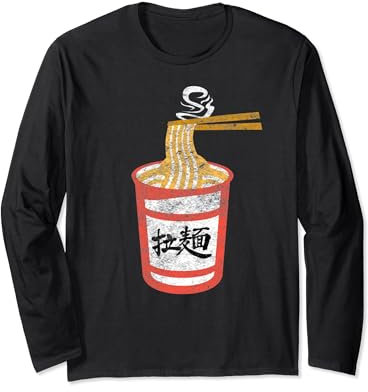 Tasse japonaise vintage Ramen Nouilles Manche Longue
